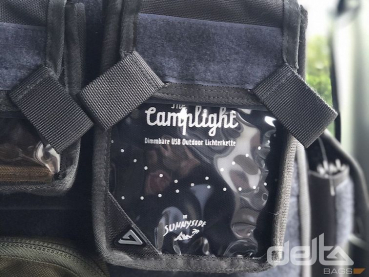Velcro Bag Clear XL Schwarz